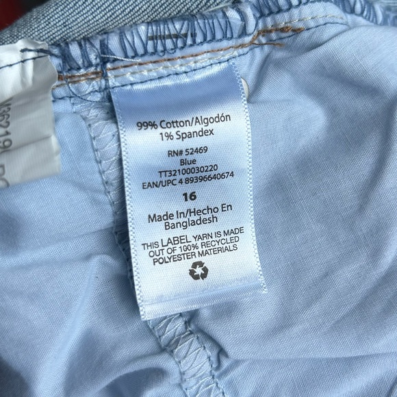 👖 NWOT Time and Tru High Rise Stretch Wide Leg Jeans - Size 16 - Picture 11 of 11